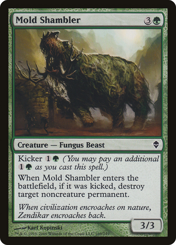 Mold Shambler (ZEN-169) [Zendikar] Foil MTG Single Wizards of the Coast