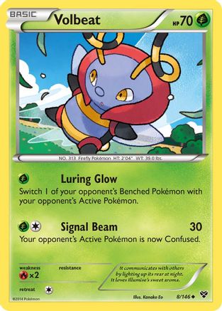 Volbeat (/146) Reverse Holofoil [XY: Base Set] Pokemon Single Pokémon