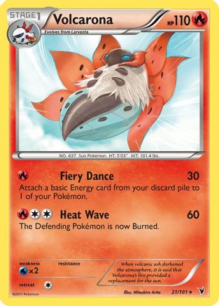 Volcarona (/101) [BW: Noble Victories] Pokemon Single Pokémon