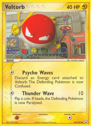 Voltorb (80/109) Reverse Holofoil [EX: Team Rocket Returns] Pokemon Single Pokémon