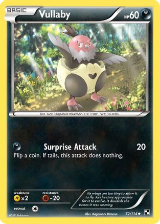 Vullaby (/114) Reverse Holofoil [BW: Base Set] Pokemon Single Pokémon
