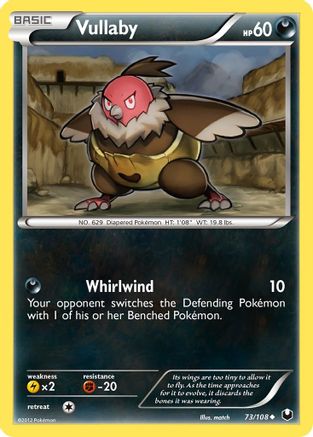 Vullaby (/108) Reverse Holofoil [BW: Dark Explorers] Pokemon Single Pokémon