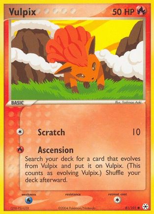 Vulpix (/101) Reverse Holofoil [EX: Hidden Legends] Pokemon Single Pokémon