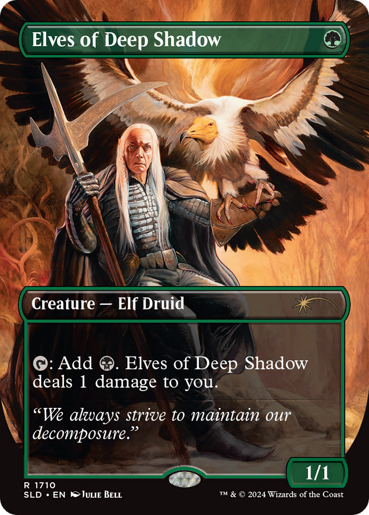 Elves of Deep Shadow (SLD-1710) [Secret Lair] Drop (Borderless) MTG Single Wizards of the Coast