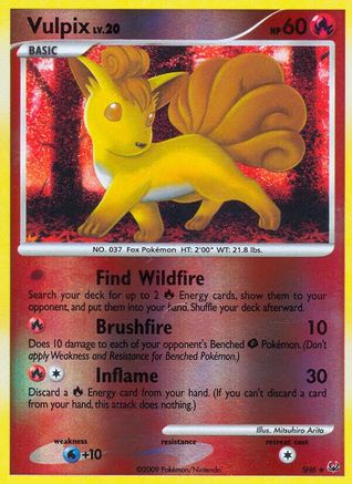 Vulpix (Shiny) (/127) Reverse Holofoil [Platinum: Base set] Pokemon Single Pokémon