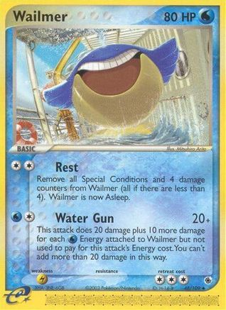 Wailmer (48/109) Reverse Holofoil [EX: Ruby & Sapphire] Pokemon Single Pokémon