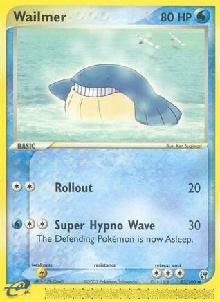Wailmer (/100) Reverse Holofoil [EX: Sandstorm] Pokemon Single Pokémon