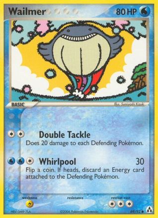 Wailmer (69/92) Reverse Holofoil [EX: Legend Maker] Pokemon Single Pokémon