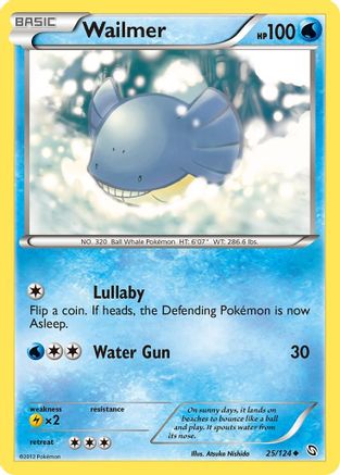 Wailmer (/124) Reverse Holofoil [BW: Dragons Exalted] Pokemon Single Pokémon