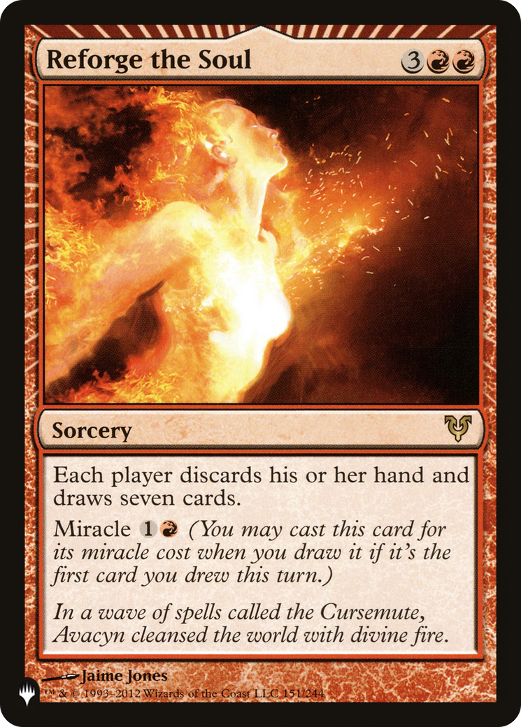 Reforge the Soul (LIST-151/244) [Mystery Booster] The List MTG Single Wizards of the Coast