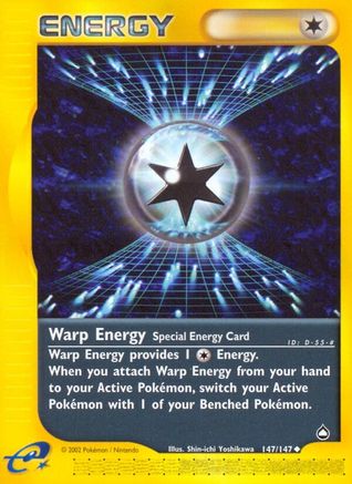Warp Energy (/147) [Vintage: Aquapolis] Pokemon Single Pokémon