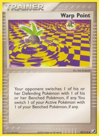 Warp Point (/115) Reverse Holofoil [EX: Unseen Forces] Pokemon Single Pokémon