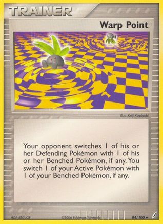 Warp Point (84/100) [EX: Crystal Guardians] Pokemon Single Pokémon