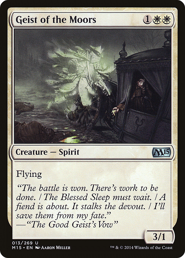 Geist of the Moors (M15-013) [Magic 2015] Foil MTG Single Wizards of the Coast