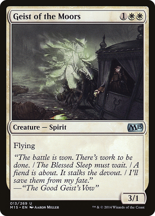 Geist of the Moors (M15-013) [Magic 2015] Foil MTG Single Wizards of the Coast