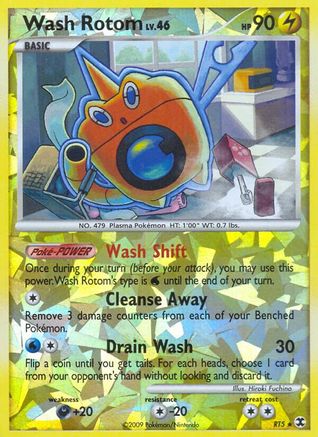 Wash Rotom (/111) Reverse Holofoil [Platinum: Rising Rivals] Pokemon Single Pokémon
