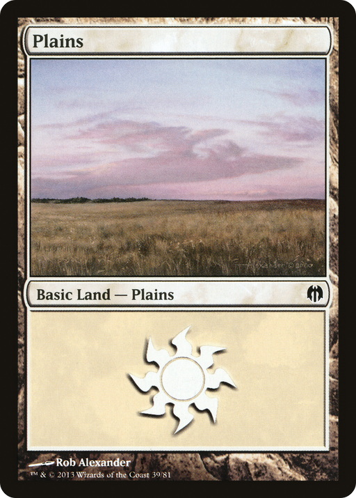 Plains (DDL-039) [Misc] Duel Decks: Heroes vs. Monsters MTG Single Wizards of the Coast