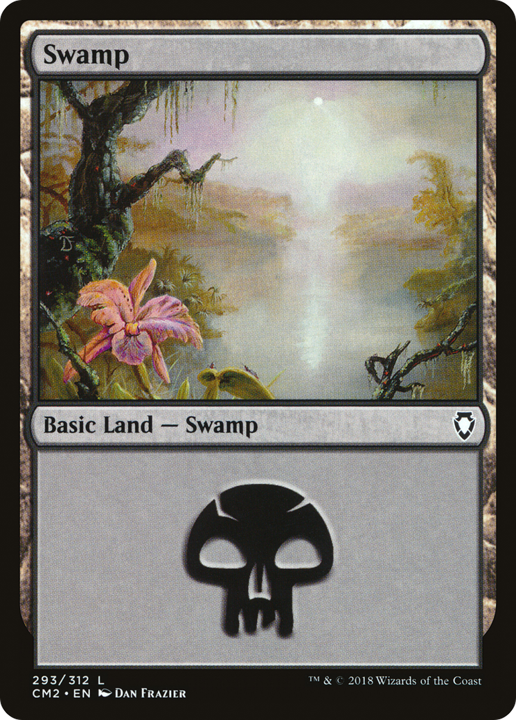Swamp (293) (CM2-293) [Commander Anthology Volume II] MTG Single Wizards of the Coast