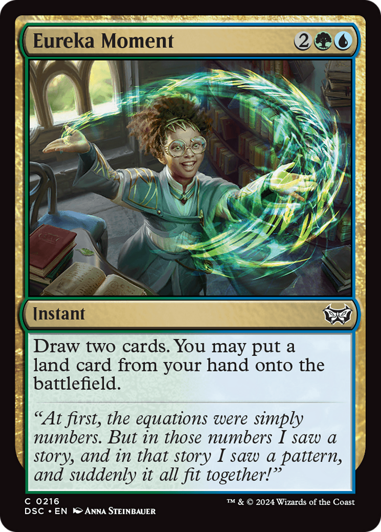 Eureka Moment (DSC-216) [Duskmourn: House of Horror Commander] MTG Single Wizards of the Coast