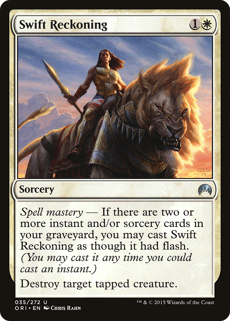 Swift Reckoning (ORI-035) [Magic Origins] MTG Single Wizards of the Coast