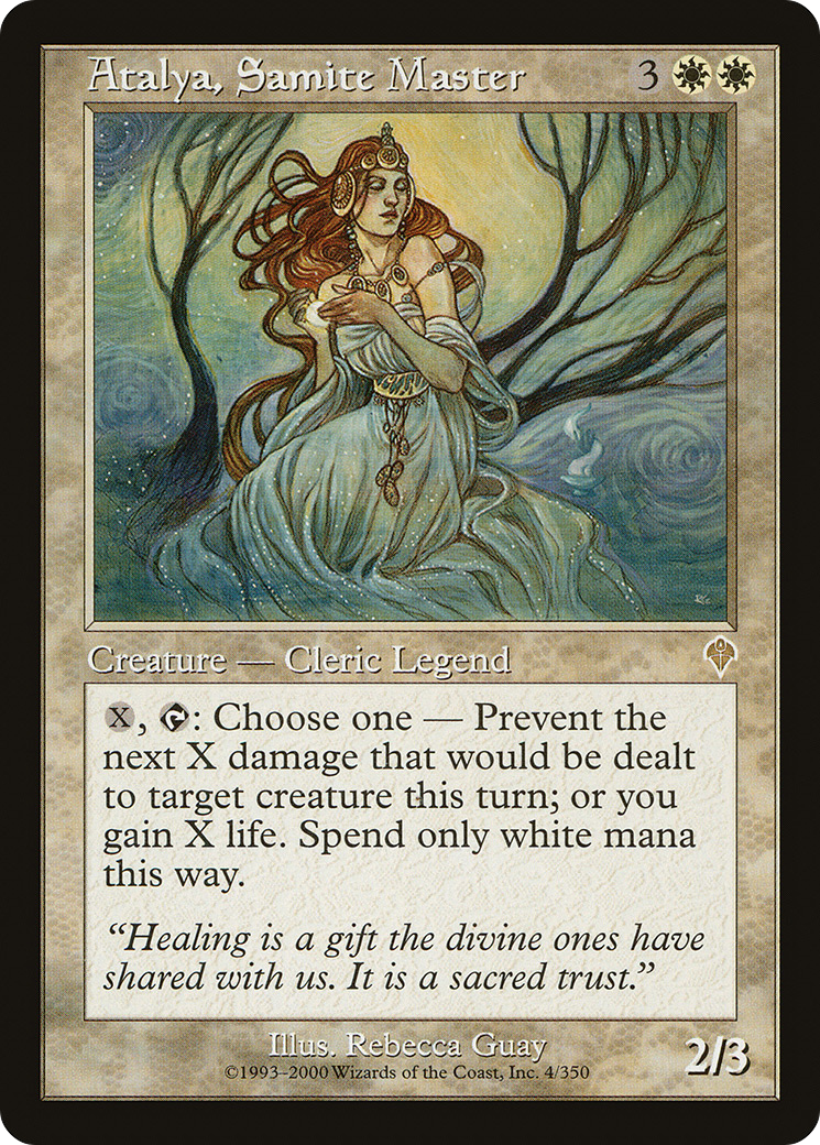 Atalya, Samite Master (INV-004) [Invasion] MTG Single Wizards of the Coast