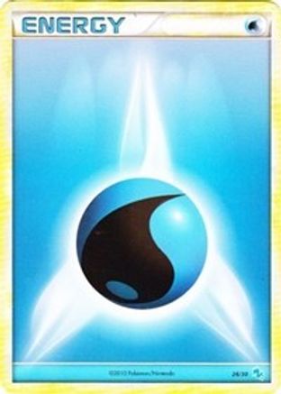 Water Energy (#4) () [HGSS: Trainer Kit Gyarados & Raichu] Pokemon Single Pokémon