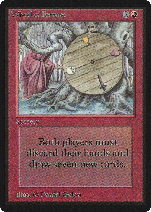 Wheel of Fortune (LEB-) [Oldschool] Limited Edition Beta MTG Single Wizards of the Coast