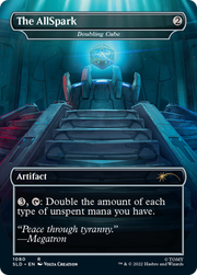 The AllSpark - Doubling Cube (SLD-1080) [Secret Lair Drop] (Borderless) Foil MTG Single Wizards of the Coast