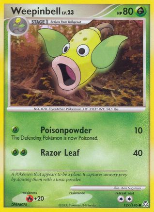Weepinbell (/146) Reverse Holofoil [DP: Legends Awakened] Pokemon Single Pokémon