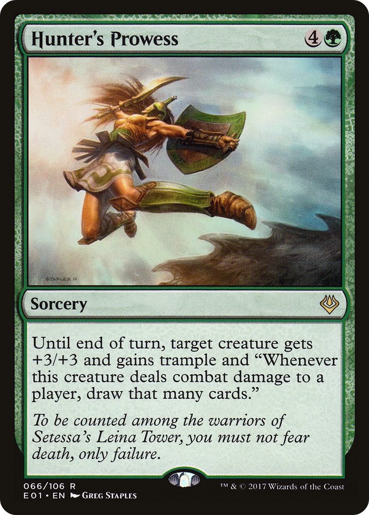 Hunter's Prowess (AC2-066) [Misc] Archenemy: Nicol Bolas MTG Single Wizards of the Coast