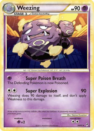 Weezing (/95) [HGSS: Call of Legends] Pokemon Single Pokémon