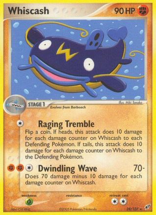 Whiscash (/107) Reverse Holofoil [EX: Deoxys] Pokemon Single Pokémon
