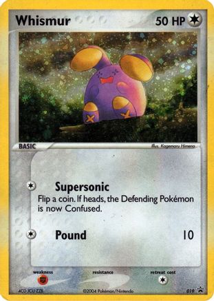 Whismur - 019 (EX Deck Tin) 19/40 Holofoil [Promos: Nintendo Promos] Pokemon Single Pokémon