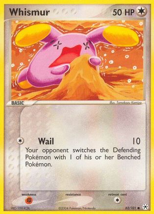 Whismur (82/101) Reverse Holofoil [EX: Hidden Legends] Pokemon Single Pokémon