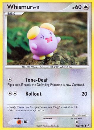 Whismur 132/147 [Platinum: Supreme Victors] Pokemon Single Pokémon