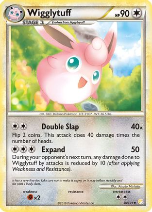 Wigglytuff (56/123) Reverse Holofoil [HGSS: Base Set] Pokemon Single Pokémon