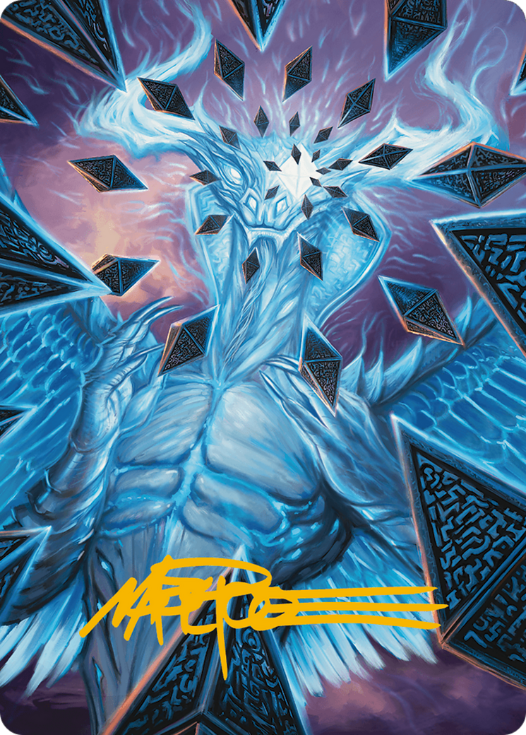 Ugin's Binding Art Card (Gold-Stamped Signature) [Art Series] Modern Horizons 3 MTG Single Magic: The Gathering