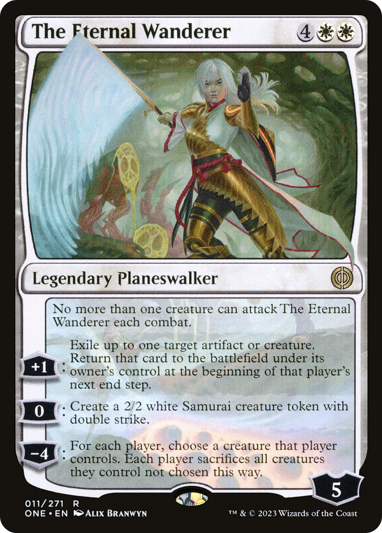 The Eternal Wanderer (ONE-011) [Phyrexia: All Will Be One] MTG Single Wizards of the Coast