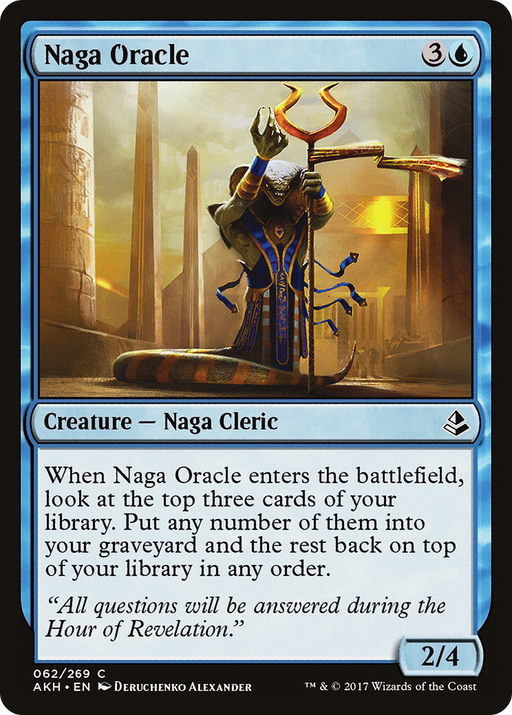 Naga Oracle (AKH-062) [Amonkhet] MTG Single Wizards of the Coast