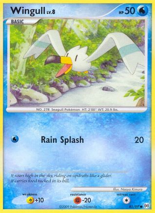 Wingull (81/99) Reverse Holofoil [Platinum: Arceus] Pokemon Single Pokémon