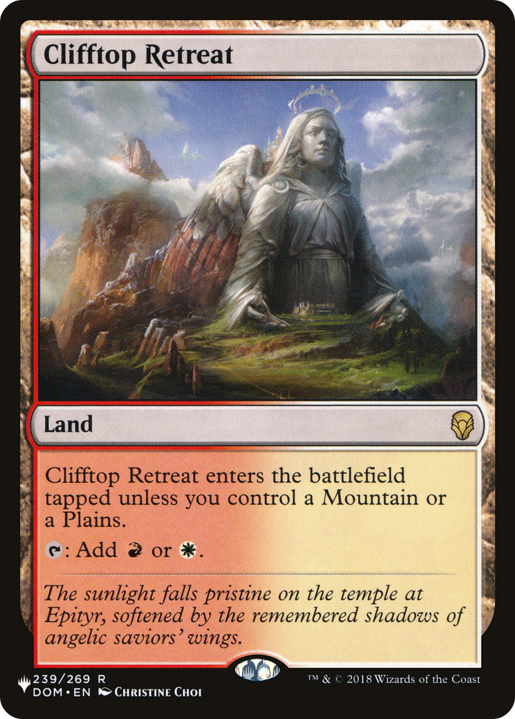 Clifftop Retreat (LIST-239/269) [Mystery Booster] The List MTG Single Wizards of the Coast