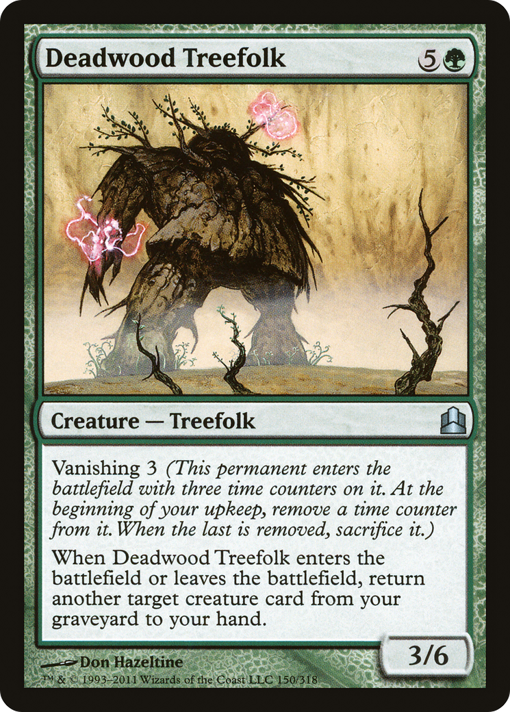 Deadwood Treefolk (CMD-150) [Commander 2011] MTG Single Wizards of the Coast