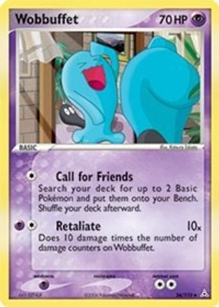 Wobbuffet (56/110) Reverse Holofoil [EX: Holon Phantoms] Pokemon Single Pokémon