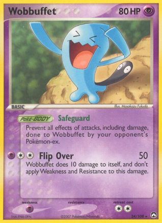Wobbuffet (/108) Reverse Holofoil [EX: Power Keepers] Pokemon Single Pokémon