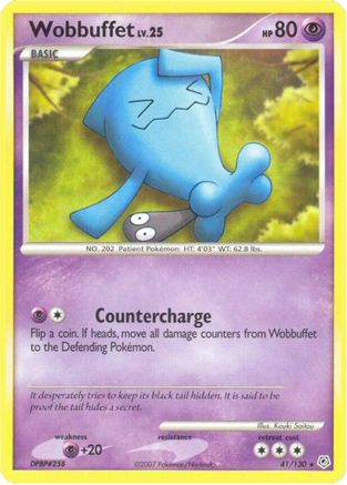 Wobbuffet (/130) Reverse Holofoil [DP: Base Set] Pokemon Single Pokémon
