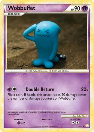 Wobbuffet (13/123) Reverse Holofoil [HGSS: Base Set] Pokemon Single Pokémon