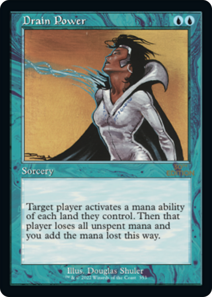 Drain Power (30A-353) [30th Anniversary Edition] MTG Single Wizards of the Coast