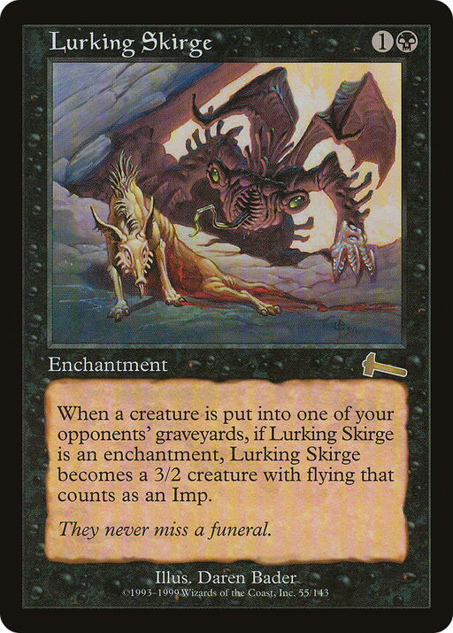 Lurking Skirge (ULG-055) [Urza's Legacy] MTG Single Wizards of the Coast