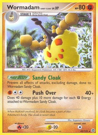 Wormadam Sandy Cloak (/132) Reverse Holofoil [DP: Secret Wonders] Pokemon Single Pokémon