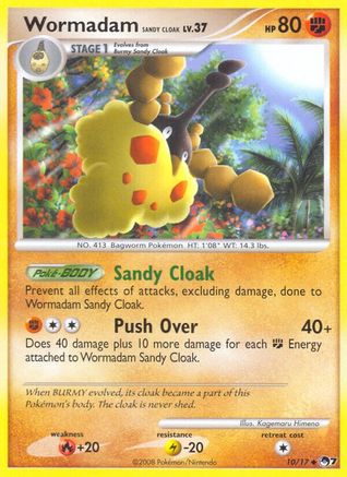 Wormadam Sandy Cloak (/17) [Promos: POP Series 7] Pokemon Single Pokémon